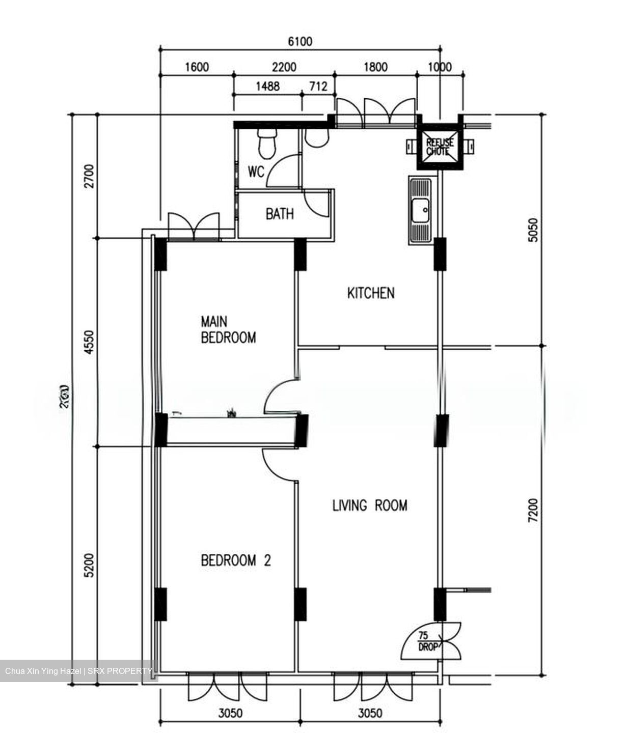 Blk 407 Sun Plaza Green (Tampines), HDB 3 Rooms #589374001